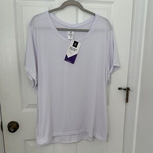 Women's Light Purple Short Sleeve Top